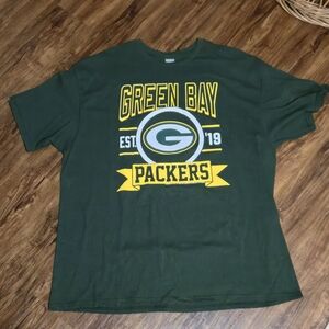 XXL Green Bay Packers Junk Food Tee – Distressed Wear, 2019 Graphic Shirt